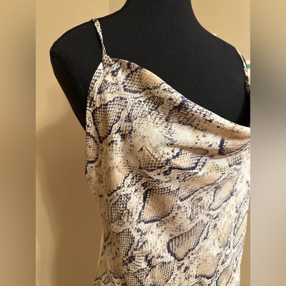 Paperheart Animal Snake Python Print Slip dress satin. Size L. NWOT - Picture 4 of 13